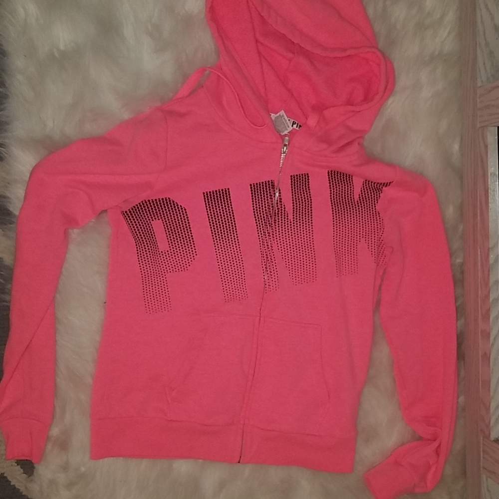 Vs pink full zip
